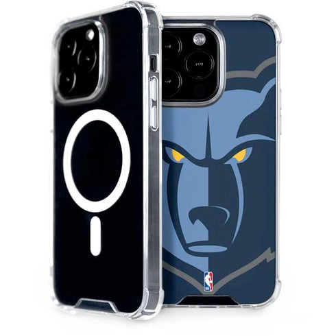 NBA Memphis Grizzlies Large Logo iPhone 14 Pro MagSafe Case