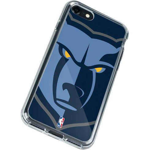 NBA Memphis Grizzlies Large Logo iPhone SE (2nd & 3rd Gen) Clear Case