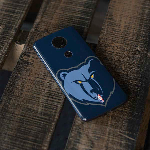 NBA Memphis Grizzlies Large Logo Moto E5 Plus Skin