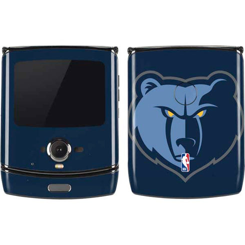 NBA Memphis Grizzlies Large Logo Motorola RAZR Skin