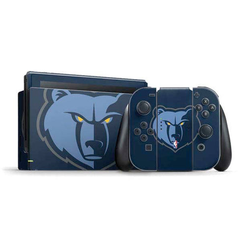 NBA Memphis Grizzlies Large Logo Nintendo Switch Bundle Skin