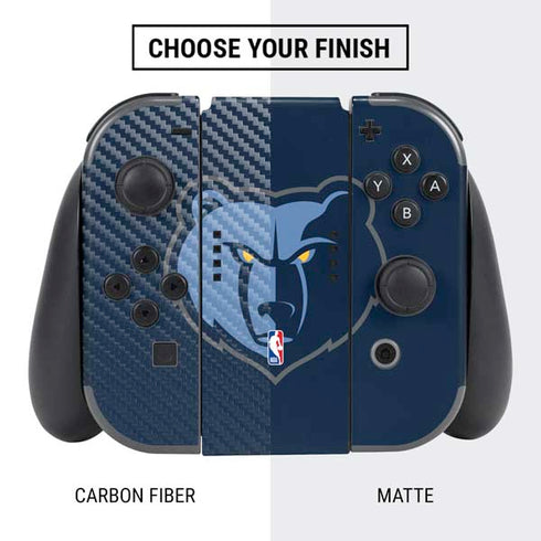 NBA Memphis Grizzlies Large Logo Nintendo Switch Bundle Skin