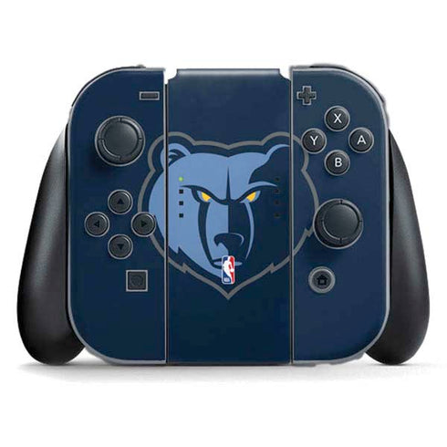 NBA Memphis Grizzlies Large Logo Nintendo Switch (2017-2021) Joy-Con Controller Skin