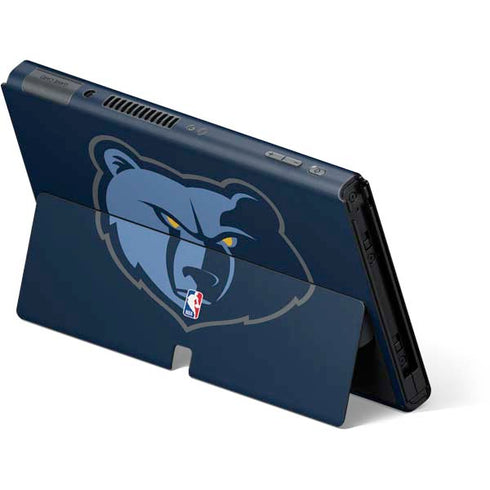 NBA Memphis Grizzlies Large Logo Nintendo Switch OLED (2021) Skin