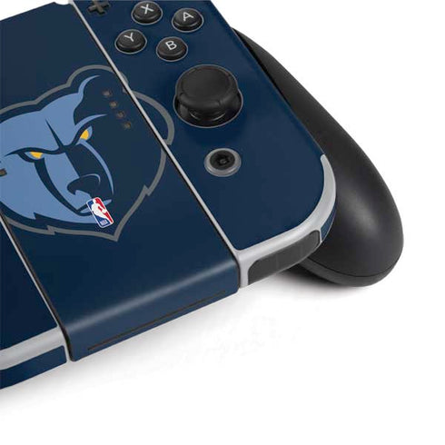 NBA Memphis Grizzlies Large Logo Nintendo Switch OLED (2021) Skin