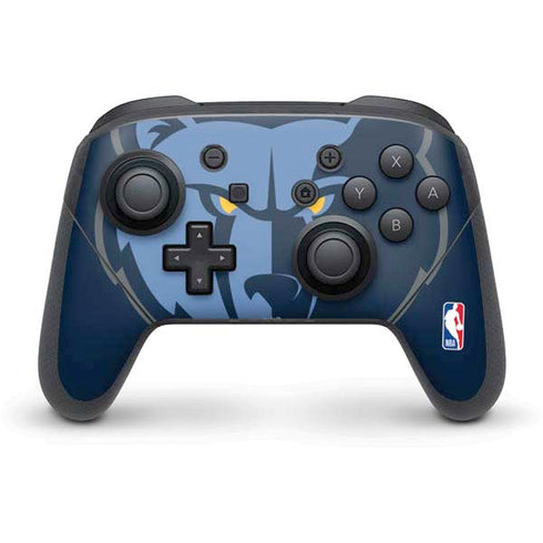NBA Memphis Grizzlies Large Logo Nintendo Switch Pro Controller Skin