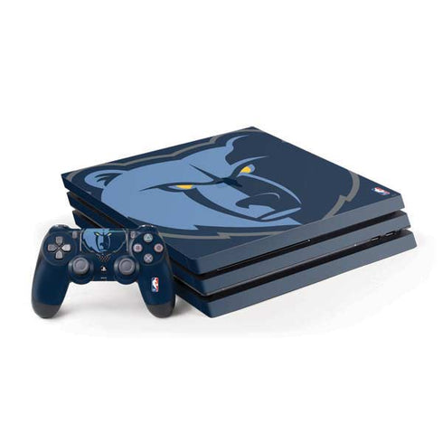 NBA Memphis Grizzlies Large Logo PS4 Pro Bundle Skin