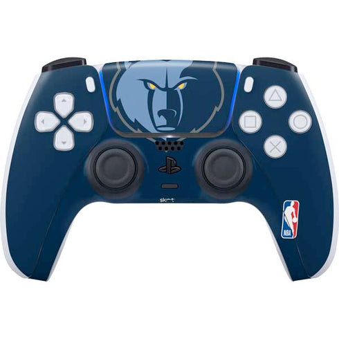 NBA Memphis Grizzlies Large Logo PS5 Controller Skin