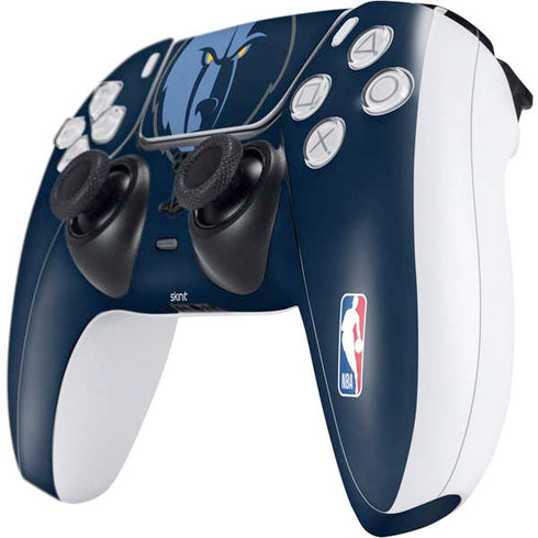 NBA Memphis Grizzlies Large Logo PS5 Controller Skin