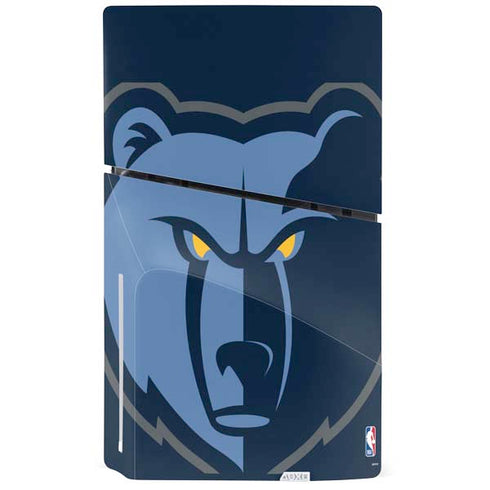 NBA Memphis Grizzlies Large Logo PS5 Slim Disk Bundle Skin