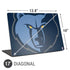 NBA Memphis Grizzlies Large Logo Universal Laptop 17in (13.8 x 10in) Skin