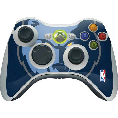 NBA Memphis Grizzlies Large Logo Xbox 360 Wireless Controller Skin