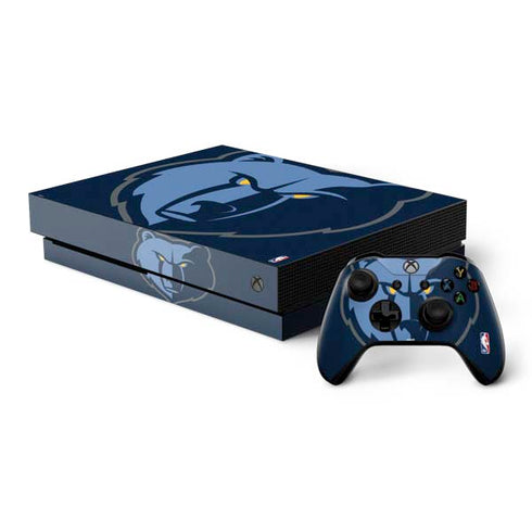NBA Memphis Grizzlies Large Logo Xbox One X Bundle Skin