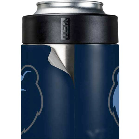 NBA Memphis Grizzlies Large Logo Yeti Colster Can Insulator Skin