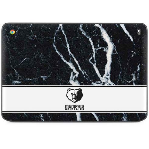 NBA Memphis Grizzlies Marble HP Chromebook Skin
