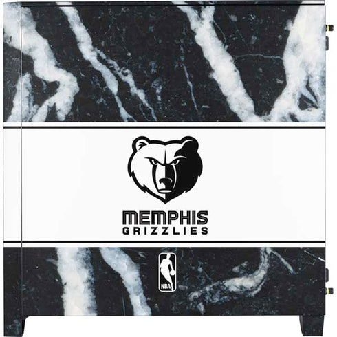 NBA Memphis Grizzlies Marble Corsair 4000D Tempered Glass Mid-Tower ATX Case Skin