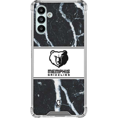 NBA Memphis Grizzlies Marble Galaxy A13 5G Clear Case