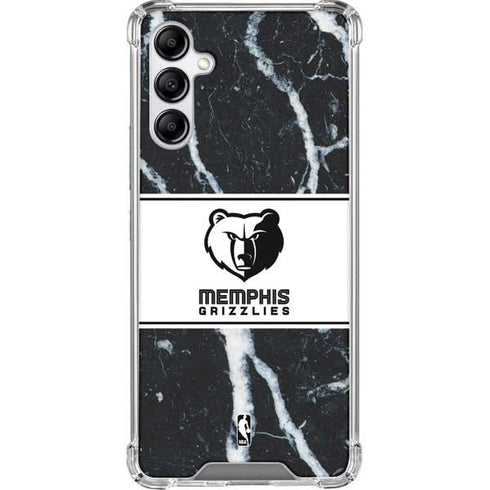 NBA Memphis Grizzlies Marble Galaxy A14 5G Clear Case