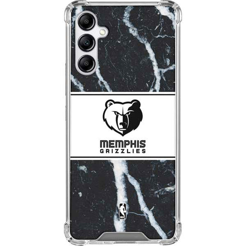 NBA Memphis Grizzlies Marble Galaxy A15 5G Clear Case
