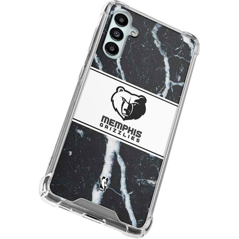 NBA Memphis Grizzlies Marble Galaxy A15 5G Clear Case