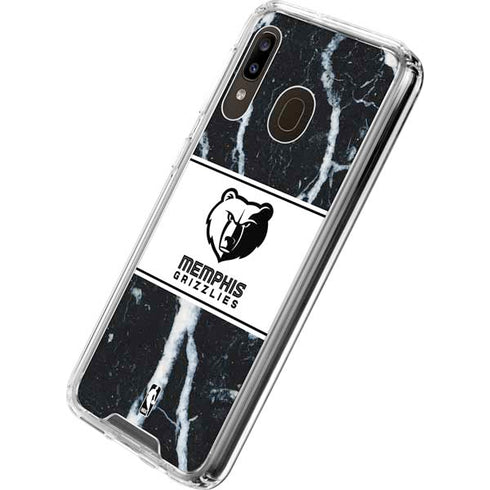 NBA Memphis Grizzlies Marble Galaxy A30 Clear Case