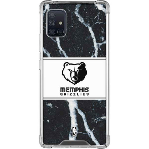 NBA Memphis Grizzlies Marble Galaxy A51 5G Clear Case