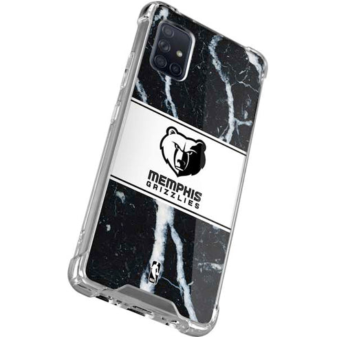 NBA Memphis Grizzlies Marble Galaxy A51 5G Clear Case