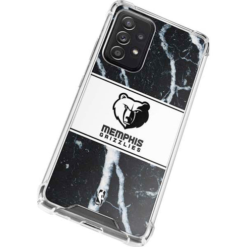 NBA Memphis Grizzlies Marble Galaxy A52 5G Clear Case