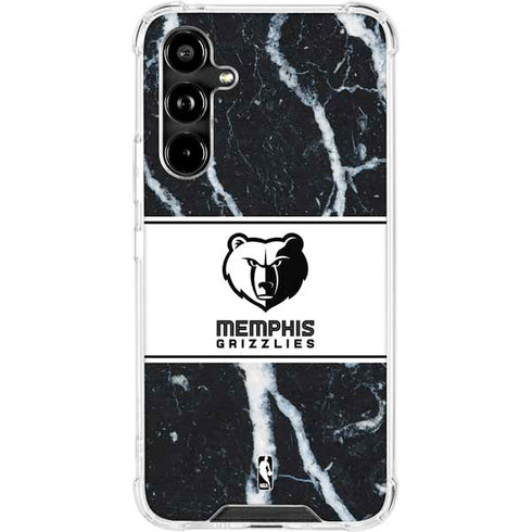NBA Memphis Grizzlies Marble Galaxy A54 5G Clear Case