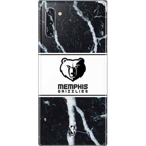 NBA Memphis Grizzlies Marble Galaxy Note 10 Skin