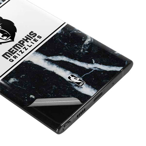 NBA Memphis Grizzlies Marble Galaxy Note 10 Skin