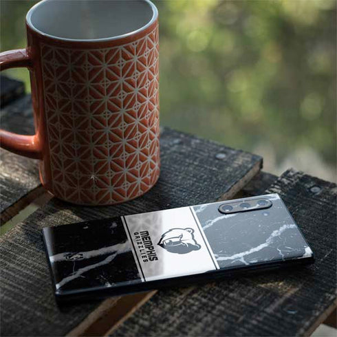 NBA Memphis Grizzlies Marble Galaxy Note 10 Skin