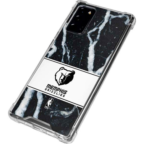 NBA Memphis Grizzlies Marble Galaxy Note20 5G Clear Case