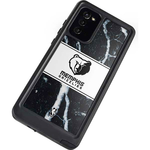 NBA Memphis Grizzlies Marble Galaxy Note20 5G Waterproof Case