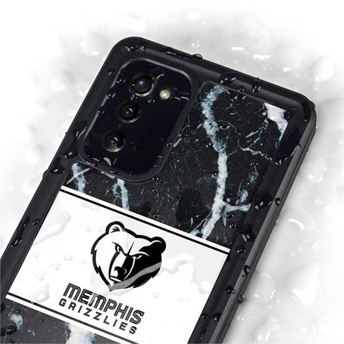 NBA Memphis Grizzlies Marble Galaxy Note20 5G Waterproof Case