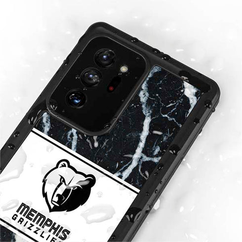NBA Memphis Grizzlies Marble Galaxy Note20 Ultra 5G Waterproof Case