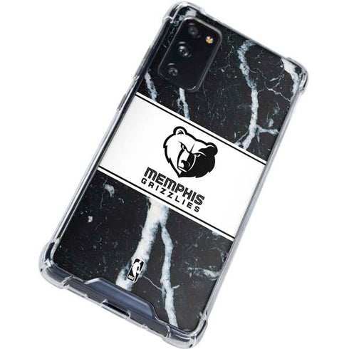 NBA Memphis Grizzlies Marble Galaxy S20 FE Clear Case
