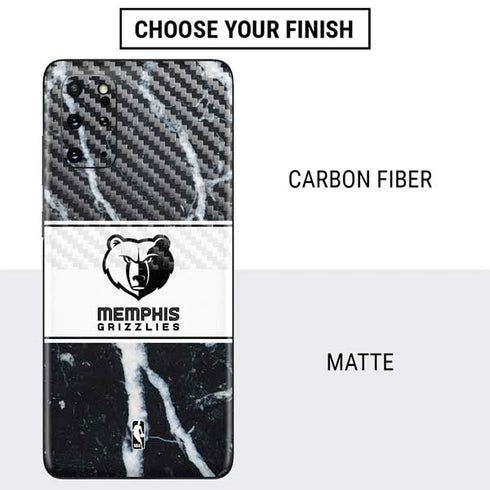 NBA Memphis Grizzlies Marble Galaxy S20 Plus Skin