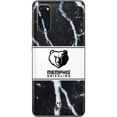 NBA Memphis Grizzlies Marble Galaxy S20 Skin