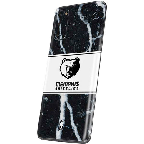 NBA Memphis Grizzlies Marble Galaxy S20 Skin