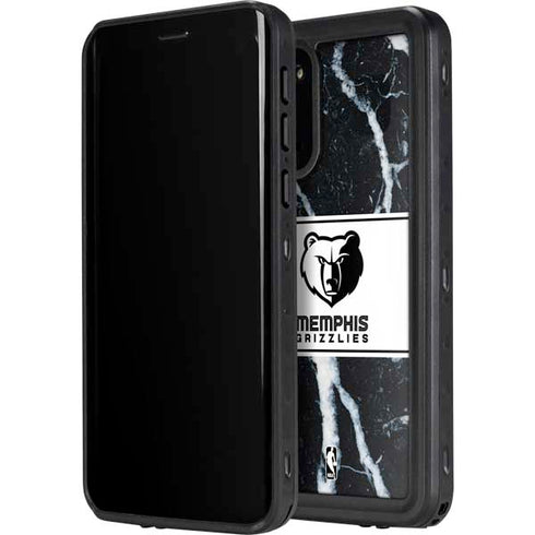NBA Memphis Grizzlies Marble Galaxy S20 Waterproof Case