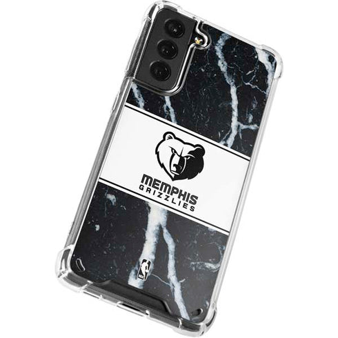 NBA Memphis Grizzlies Marble Galaxy S21 Plus 5G Clear Case