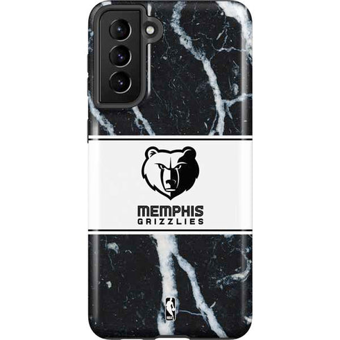 NBA Memphis Grizzlies Marble Galaxy S21 Plus 5G Pro Case