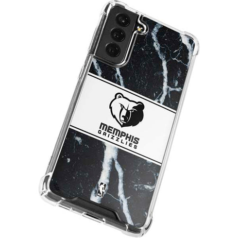 NBA Memphis Grizzlies Marble Galaxy S22 Plus Clear Case