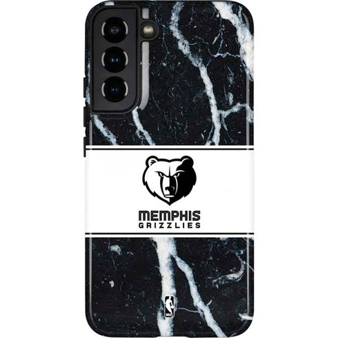NBA Memphis Grizzlies Marble Galaxy S22 Plus Pro Case