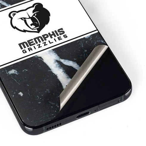 NBA Memphis Grizzlies Marble Galaxy S22 Skin