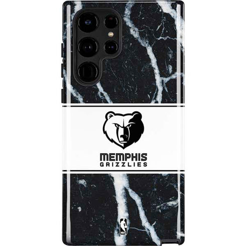 NBA Memphis Grizzlies Marble Galaxy S22 Ultra Pro Case