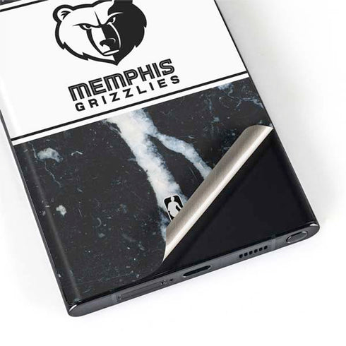 NBA Memphis Grizzlies Marble Galaxy S22 Ultra Skin