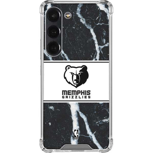 NBA Memphis Grizzlies Marble Galaxy S23 Clear Case