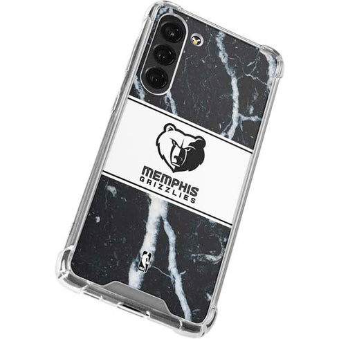 NBA Memphis Grizzlies Marble Galaxy S23 Plus Clear Case